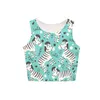 Aankomst voor dames tanks Cartoon Zebra sexy vest top voor vrouwen Harajuku mini dierenprint korte gewas tanktops slanke mouwloosheid