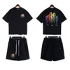 Floral Velvet Lettre Designer Polo t Shirt Femmes Hommes Chemises Mode Tees Marque Costume De Luxe Rue Survêtement Shorts Loisirs Tshirt Hommes Vêtements Designers Vêtements1