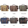 BROSSCASES Fashion Women Vintage Canvas 14 tum Laptop Bags Portable Messenger For Men Business Portisbile Axel 230323