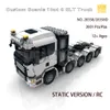 Block MOC Custom Scania Tractor 10x4 6 SLT RC Truck Ballast Platform Car med PDF -teckningar Bricks DIY Birthday Christmas Gifts 230322