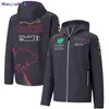 Herrjackor 2022 Ny F1 -jacka zip up hoodie formel 1 racing kostym bil fans överdimensionerade sweatshirt lag herr jackets serie f1 t -tröja sommar polo 0323H23