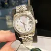 NEWU1 Automatische Mechanische Horloges Mannen Grote Vergrootglas 31mm roestvrij staal Saffier Heren Horloges Mannelijke Horloges waterdicht Lichtgevende