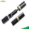 Smoking Pipes Port Infrared Black Gold Metal Pipe Pratique Pipe Individuelle Petite Pipe