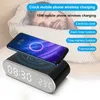 15W Wireless Charger with Alarm Clock Speaker Fast Charging Station for iPhone 11 12 13 14 s23 note 20