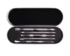 DHL Rökningstillbehör Vax Dabber Tool Dab -kit Set Aluminium Box för torr örtförångare Pen Atomizer