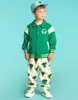 Kläderuppsättningar Bebe varumärke Korean Kid pojkar Sweatshirt Barn Bomull Tryckta Casual Hoodies Pullover Klädklänning 230322