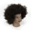 Schaufensterpuppenköpfe, Afro-Schaufensterpuppenköpfe mit 100 % echtem Echthaar, Friseur-Trainingskopf für Salon, Kosmetik, Manikin-Dummy für Puppenköpfe, Haare 230323