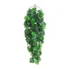 Decorative Flowers 100cm Artificial Green Hanging Plastic Vine Plant Wedding Garden Decoration Fake El Mall Party Layout Greening Rattan