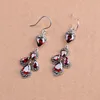 Charm BOCAI 925 SREBRE SREBROPA FORDROP FOR 2022 NOWA Moda Popularna biżuteria woda kropli Garnet Argentum Tassel kolczyki Z0323