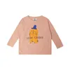 Kinder Shirts Ins Bobo Koreanische Kinder Herbst Winter Kleidung Für Mädchen Jungen Baby Langarm T-shirt Cartoon Lustige Tops Tragen t Baumwolle 230323