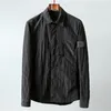 Men's Jackets Spring And Summer Metal Nylon Series Jacket Men Thin Lapel Coat
