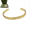 Top Stainless Steel Cuff Bracelet Luxury Designer Bracelets for Men Hip Hop Jewelry Valentine Day Gift
