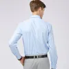 Heren DRID SHIRTS 7XL 8XL 2023 Men's grote bamboe vezel Vezel lange mouw wit shirt niet-ijzer slanke zakelijke vrijetijdsstoffen professioneel solide