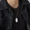 Colliers pendentifs à papa ne se fanent jamais amour collier d'étiquette de chien en acier inoxydable pour hommes anniversaire fête des pères cadeau bijoux