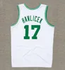 Throwback BILL 6 RUSSELL Celtices Custom Basketball Tröjor DAVE 18 COWENS JOHN 17 HAVLICEK KEVIN McHALE LARRY 33 BIRD ROBERT 00 PARISH Len Bias Grön Vit Storlek S-3XL