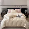 Ensembles de literie broderie de luxe AB Double face pur coton ensemble couette housse de couette drap de lit taies d'oreiller linge de lit année