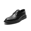Klädskor svart herr mode formell oxford för män 2023 designer bröllop chaussure de homme zapatos hombre