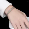 Bileklik 999 STERLING Gümüş Erik Çiçeği Bilezik Vintage Fırçalı Üst düzey Açık Ağız Tay Tay Simeple Banglybracelet Ladies Takı