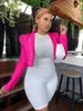 Outdoor Jackets Long sleeve Three Colors Spot Sexy Slim Small Suit Jacket Nightclub Clothes Female Size S-2XL