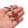 Pendant Necklaces Anime Sword Art Online Necklace Knight Of Blood Red Cross Alloy Cosplay Accessories Men Women Jewelry