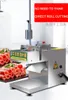 110V/220V Commercial Electric Frozen Meat Slicer Beef and Firton Roll Cutting Machine