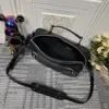 Mens Embossed Monograms Messenger Bags Luxury Satchel Bag Man Small Shoulder Pouch Flight Case Trendy Handbags Black CrossBody Cell Phone Bags