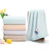 Handdoek 4-pack katoenstreep absorberend gezicht gestreepd bad ultra zacht oversized en milieuvriendelijk