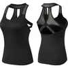 CAMISOLELE TAKS LETNE BREABLE RACERBA JOGA TOPS Kobiety trening siłownia fitness V qui suche bieganie