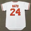 San Francisco vintage basebolltröja 24 WILLIE MAYS 1970-talet 25 BARRY BONDS BOBBY 1969 26 DAVE KINGMAN 1973