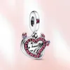 Charm 925 Sterling Silver Heart Unicorn Bead Clover Pendant Spring Fit Pandora Bracciale originale Charm Donna Gioielli Regalo d'amore