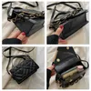 nxy Women Handbags New Diamond Embroidered Thread Shoulder Bags Chain Decoration Crossbody Bags Solid Color Elegant Bags 230308