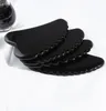 SAWTOOTH NATURAL Obsidian Massage Guasha Tool Jade Stone Massage Body Care Tool Tool Spa Acupuntura raspando Gua Sha Massager Head Face Beauty