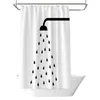 Shower Curtains Nordic modern minimalist polyester waterproof shower curtain cloth partition shower curtain bathroom supplies to send hook 230323