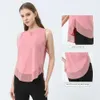 Camisoles Tanks Summer Breaable Yoga v Mesh Women Qui Dry Sports Tank Top Seveless Gym Shirt Workout Runing Cloes Z0322