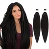 1b Łatwe Ombre Pre Streched Hair Braids 613 Wstępnie rozciągnięte luzem przed rozciągnięte włosy