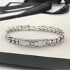 Pulsera clásica de lujo con dijes Pulsera de plata G Accesorio Pulsera de calavera para hombres y mujeres Regalo de vacaciones