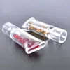 Großhandel 48mm Mini-Glasfilterspitzen für Shisha-Pfeifen Trockenkräuter-Tabak-Rollpapiere mit Zigarettenspitze Dicke Pyrex Bunte Rauchpfeifen