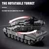 Blocks Military Tanks Tiger Leopard 2A7 Challenger Main Battle Tank Soldier Building WW2 Bricks Army Kids Boy Toys Gifts 230322