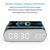 New 3in1 Wireless Bluetooth Speaker LED Display Multifunction Stereo Bass Speakers with Alarm Clock FM Radio TF Card AUX Music Playback