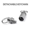 Keychains Titanium Quick Release Keychain Detachable Key Ring Pull Apart For Bag/Purse/Belt Holder Accessory