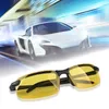 Lunettes de soleil FG Night Vision Driver GogglesYellow Glasses Men PC Frame Outdoor Sport