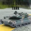 RC RC ELECTRIC Recargável 1 24 Tanque de controle remoto 2 4G Tanques de simulação de caminhões militares RC para meninos crianças Juguetes para nios 230323