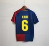 Maglia da calcio retrò Barcellona RONALDINHO A.INIESTA 01 02 03 04 05 06 07 08 09 10 11 12 13 14 15 16 17 18 19 maglia da calcio vintage T 2003 2004 2005 2006 2007 2008 2009 2010 I66C