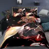 Bedding Sets Demon Slayer Anime Kids Home Textile Pillow Case Quilt Kimetsu No Yaiba Kamado Tanjirou Nezuko Decor Luxury