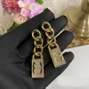 Новые золотые серьги с заводами дизайнеры Серьговые украшения Высокое качество для женских подарков Sier Beered