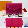 carteiras bolsa marrom flor rosalie victorine carteira luxo feminino bolsa de moedas m41938 porta-cartões chaveiro homem bolsas de designer bolsa chave bolsa porta-cartões bolsas de ombro viagem