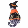 Cat Costumes Holiday Jurk Accessoires Halloween kostuumkleding Mantel verstelbare wizard hoed voor kleine middelgrote honden