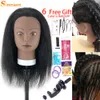 Testa di manichino africana con teste africane con vere teste afro afro styling treiding addestrando patologie da barbiere utensili per parrucchiere parrucche 230323