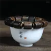 Brin naturel Dala Agar sec avec Type seau perles chaîne huile noire hommes et femmes lignes complètes Shen Shui encens arôme Bracelet