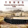 Elektrikli RC Araba 1 30 Tank RC 7CH Uzaktan Kumanda Paletli Ağır Savaş Hafif ve Müzik Güvenli Savaş Aracı ile Alman Panzer Erkekler için WW2 Oyuncaklar 230323